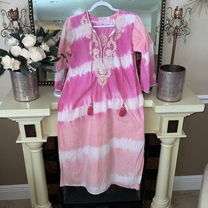 Mary Marshmallow boho preppy beachy dress size medium